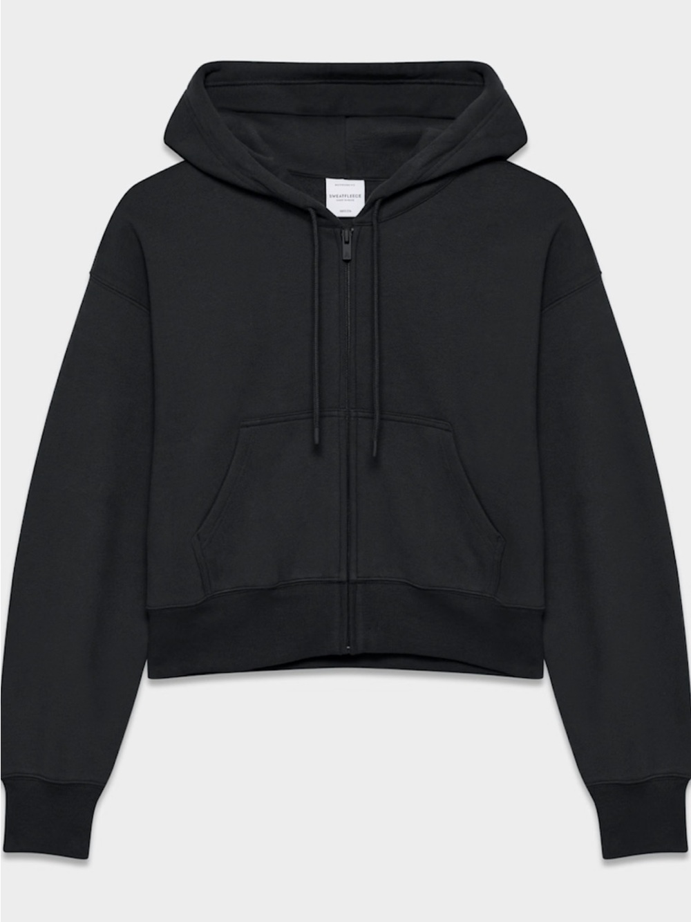 Aritzia TNA Black Zip-Up Hoodie Jacket